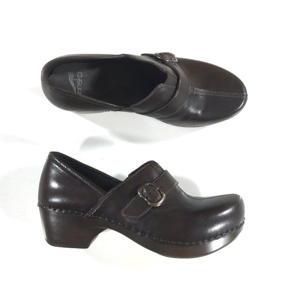 Dansko Tamara Slip On Clogs EUR 37 US Womens Sizes 6.5-7 Brown 4800457800 - Picture 1 of 9